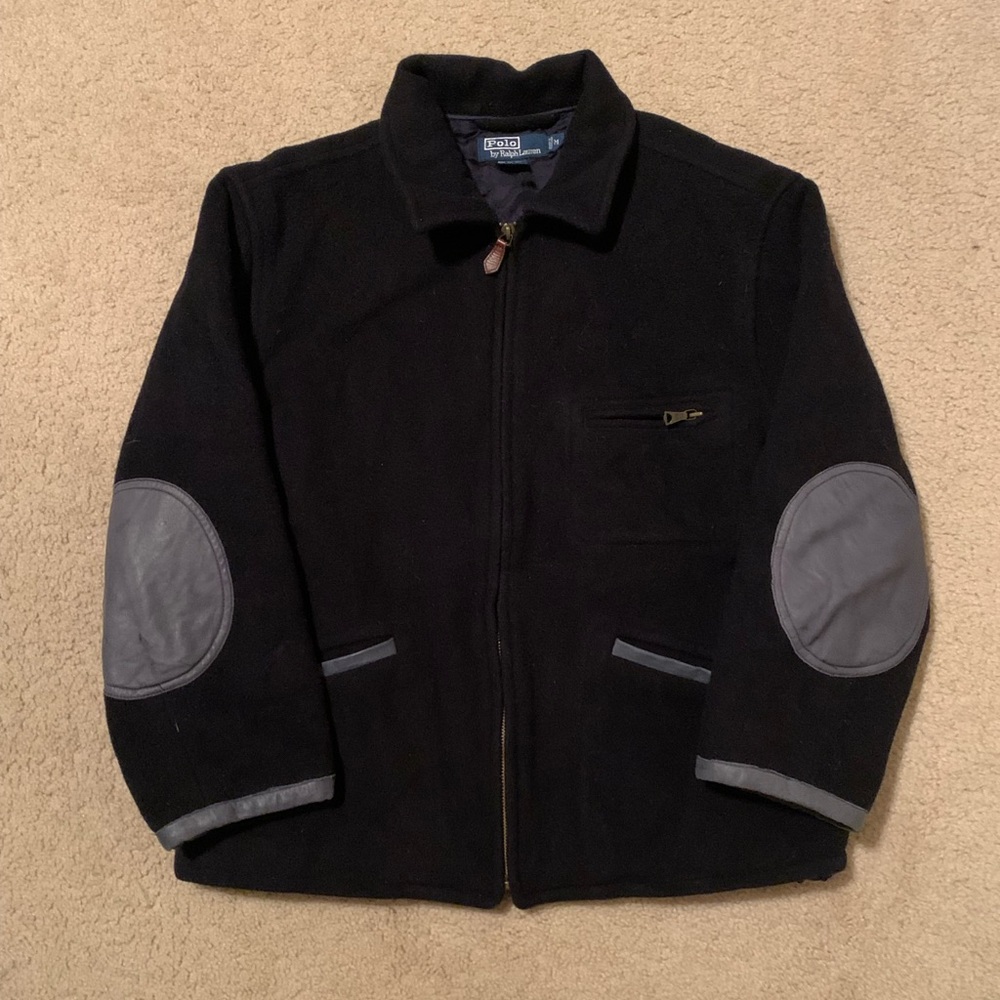 Vintage Polo Ralph Lauren Wool Jacket Size Medium